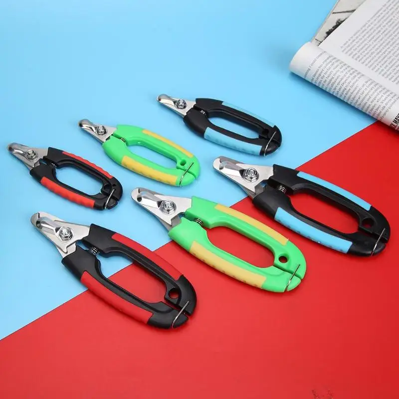 

Pet Nail Clipper Dog Beauty Scissors Stainless Steel Cat Nail File Claw Cutter Button Design Allows Easy Opening And Folding