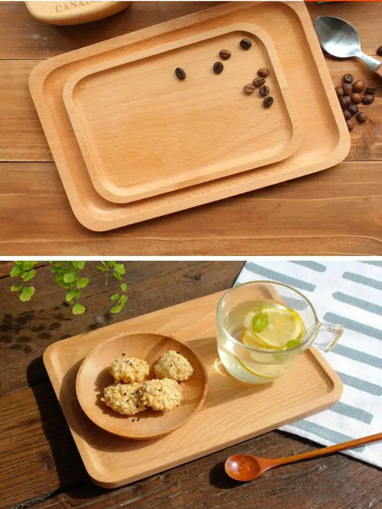  DIY Wood Spoon Tray Carving Material Beech Wood Timber Log Rare Wood Block Wood Lumber Custom Made  0.62CM Thickness  (4)
