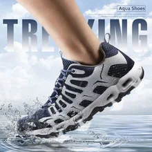 Спортивная обувь для отдыха на открытом воздухе; дышащая сетка; Мужская обувь для рыбалки и плавания; пляжная обувь; нескользящая обувь для пеших прогулок; обувь для путешествий; женские кроссовки