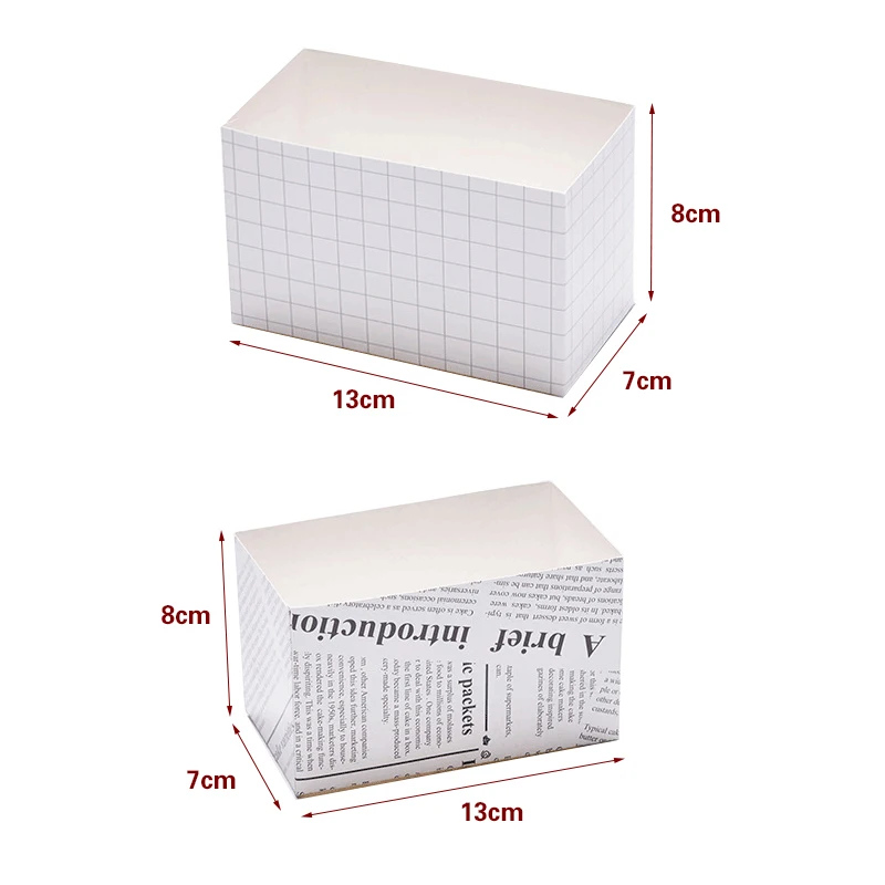 50pcs Kraft Paper Sandwich and Burger Boxes, Disposable Toast, Bread, Cake, Snack, Sush... - SKU KSBB0845 - UGI Packaging