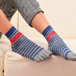 NDUCJSI/Лидер продаж, модные весенне-зимние стильные мужские носки из хлопка с пятью пальцами, высококачественные Повседневные Дышащие