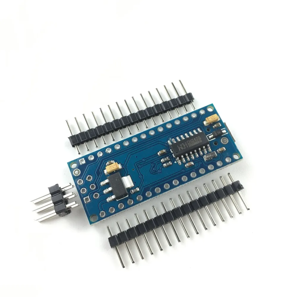 Тонкий нано мини USB с Загрузчиком совместимый нано контроллер для arduino CH340 USB драйвер 16 МГц Nano ATMEGA168P