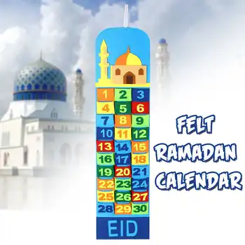 

Eid Mubarak Ramadan Ramadan Calendar Childrens Mosque Arabic Deed Felt Muslim Party EID Ramadan Festival Kareem Advent Calendar