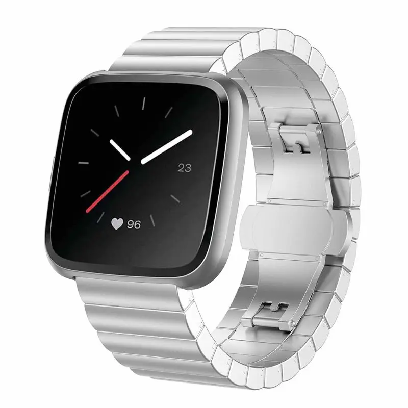 

Stainless Steel Watch Strap Quick Release Wristband for Fitbit Versa 2 Watch Kit for smart watch