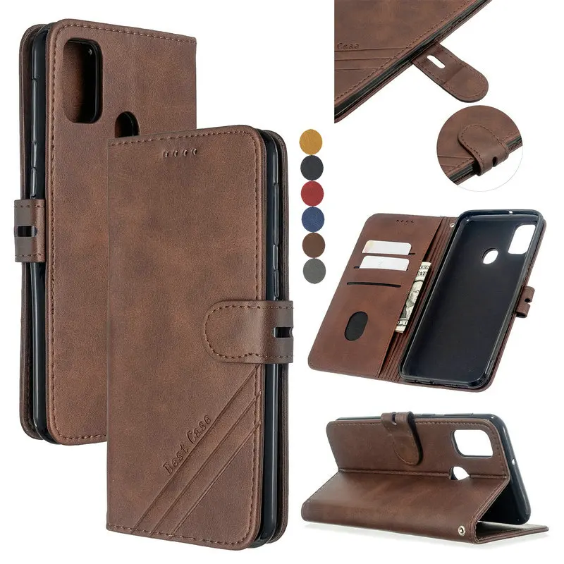 Leather Case For Samsung Galaxy M21 M51 M31s M30s Retro Wallet