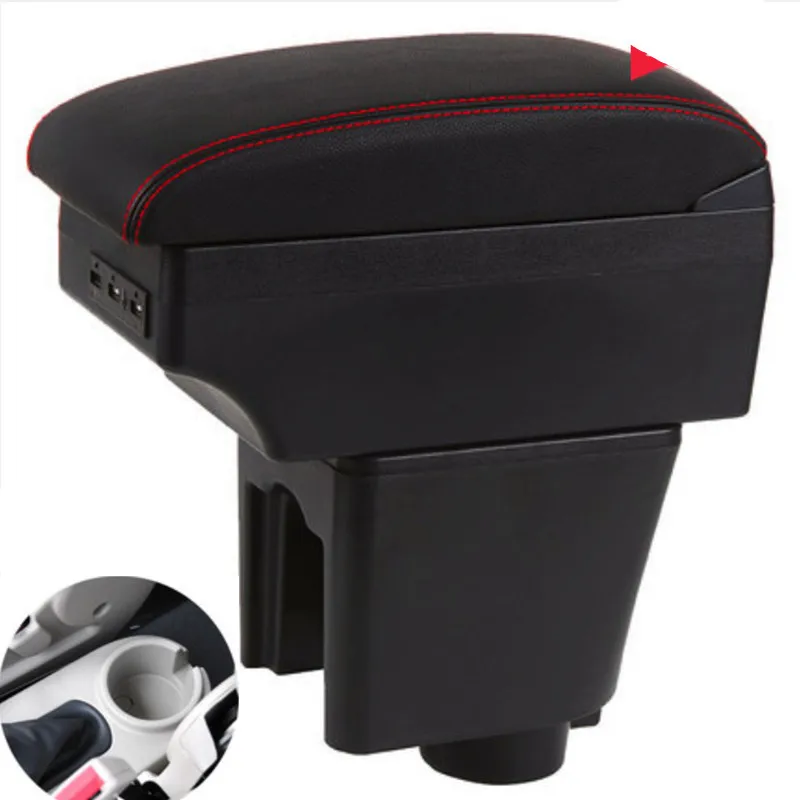 Для Aveo T200 T250 T255 2002-2011кожаный ящик для хранения Центральной Консоли Подлокотник