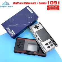 Novo fc3000 handheld game console 8 simulador de tela colorida das crianças jogo console para pxpx7 preto cinza dropshipping