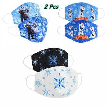 

2 Pieces Anti Pollution Mask Adult Kids Dust Respirator Washable Reusable Fashion Anime Masks Cotton Unisex Mouth Muffle