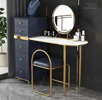 

Dressing table storage cabinet one bedroom dressing table small apartment net red stretch drawer dressing table