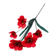 

Vivid Artificial Flower Eco-friendly Bent Freely Faux Silk Flower Anti-fade Artificial Coreopsis Flower for Home Decor