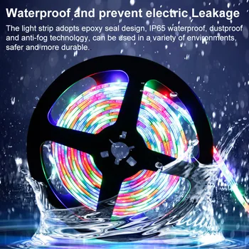 

USB RGB LED Strip Light DC5V Flexible Lamp Tape Ribbon Backlight Diode Tape Waterproof LED Light Diode For Christmas Home Decor