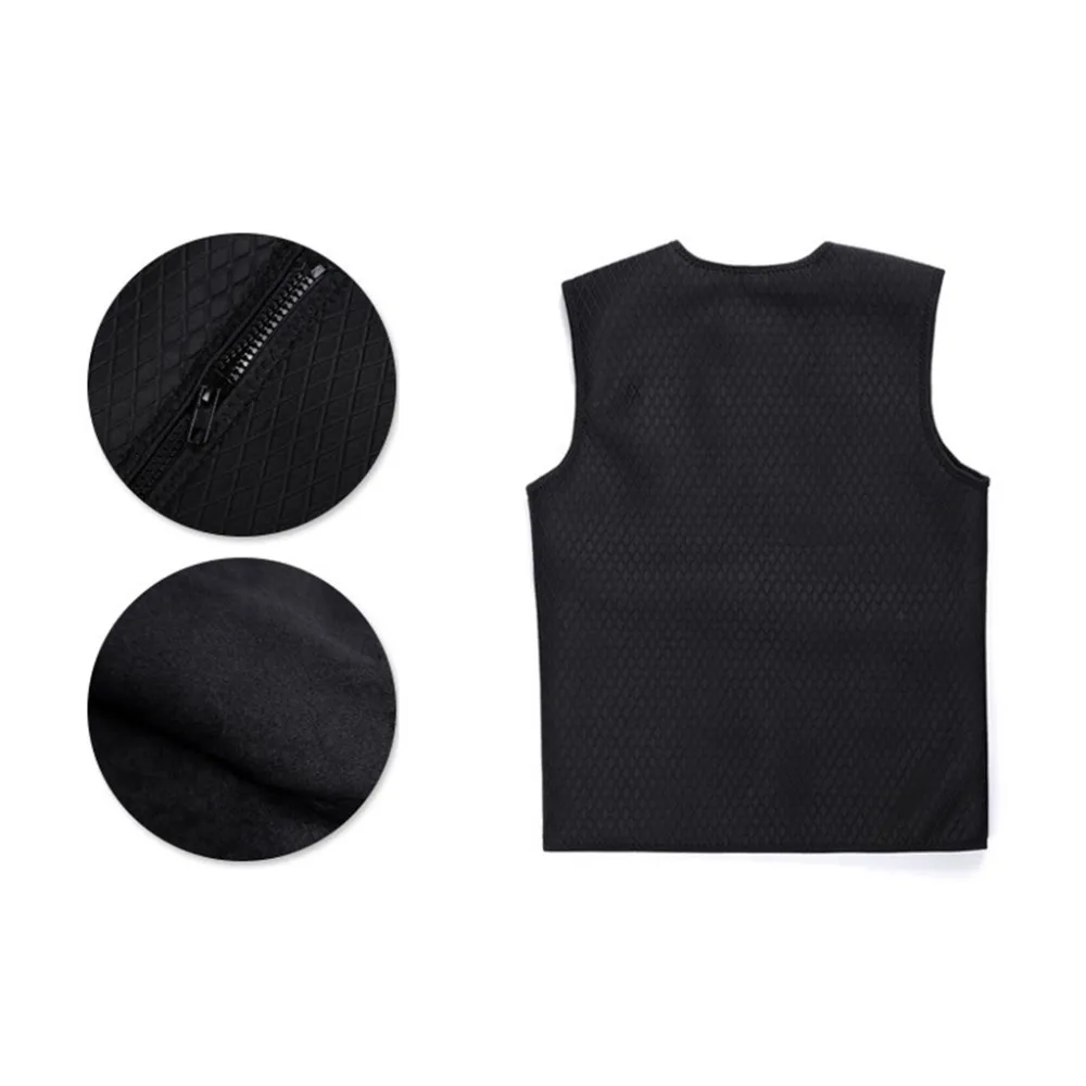 Electric vest vest warm winter heating vest washable size adjustable USB rechargeable heating clothes veste homme hiver 30N28 (3)