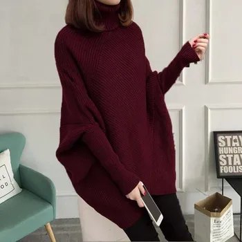 

Autumn Winter Knit Pullover Tops Long Sleeve European Style Woman Sweater Fashion Woman Sweater