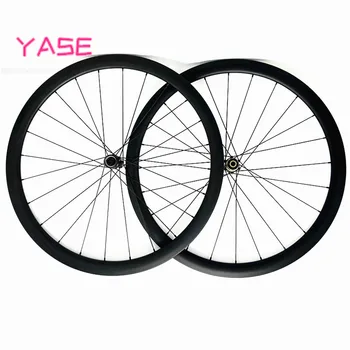 

Bicycle road bike wheels D411-412SB novatec wheelset 100x9 135x9mm 700c wheelset tubular 38x25mm carbon wheels disc brake 700c