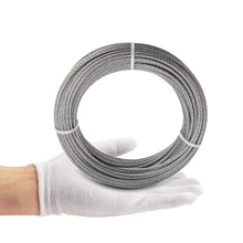 1/8 дюйма T316 Марин ранг нержавеющей стали авиационный трос для ограждения, настила, DIY балюстрада