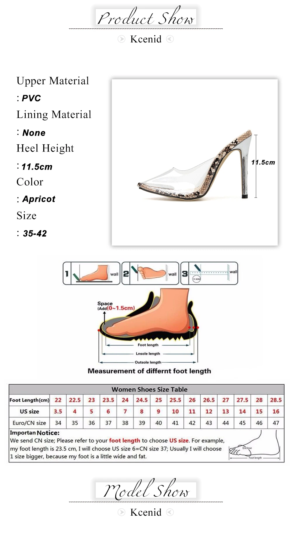 Kcenid/Новинка года; прозрачные сандалии из ПВХ под змеиную кожу; Летние прозрачные шлепанцы; женские туфли без задника с острым носком; пикантные туфли-лодочки на тонком высоком каблуке; Размеры 35-42