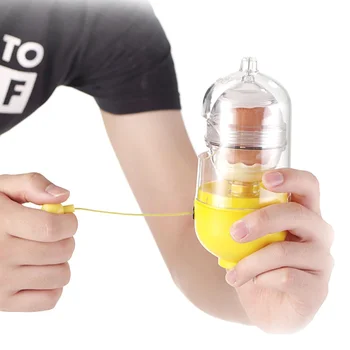 

Kitchen Tool Egg Pudding Maker Egg Scrambler Shaker Hand Powered Concise Egg Maker Whisk In Shell