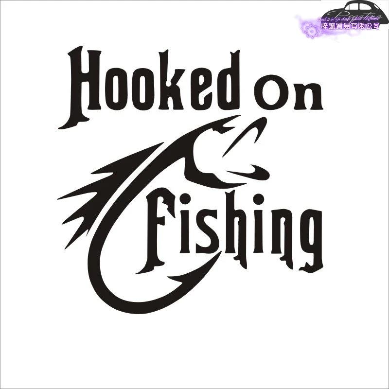 Fishing Sticker Name Catfish Fish Decal Angling Hooks Tackle Shop Posters Vinyl Wall Decals Hunter Decor Mural Sticker