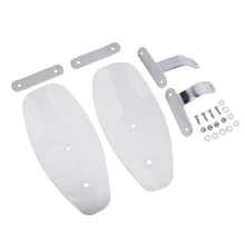 Мотоциклетный мотоцикл защита от ветра рук ДЛЯ Chopper Cruiser Clear