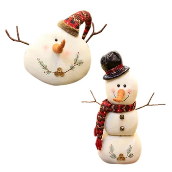 

Christmas Decorations Linen Christmas Dolls Snowmen Dolls Snowman Decorations