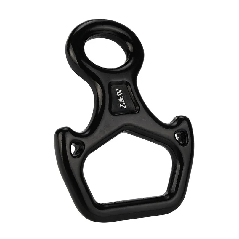 

Outdoor Rock Climbing 8 Descender 25KN Rescue Figure Rappelling Gear Belay Tool Rigging Plate Horns Type Protection Downhill
