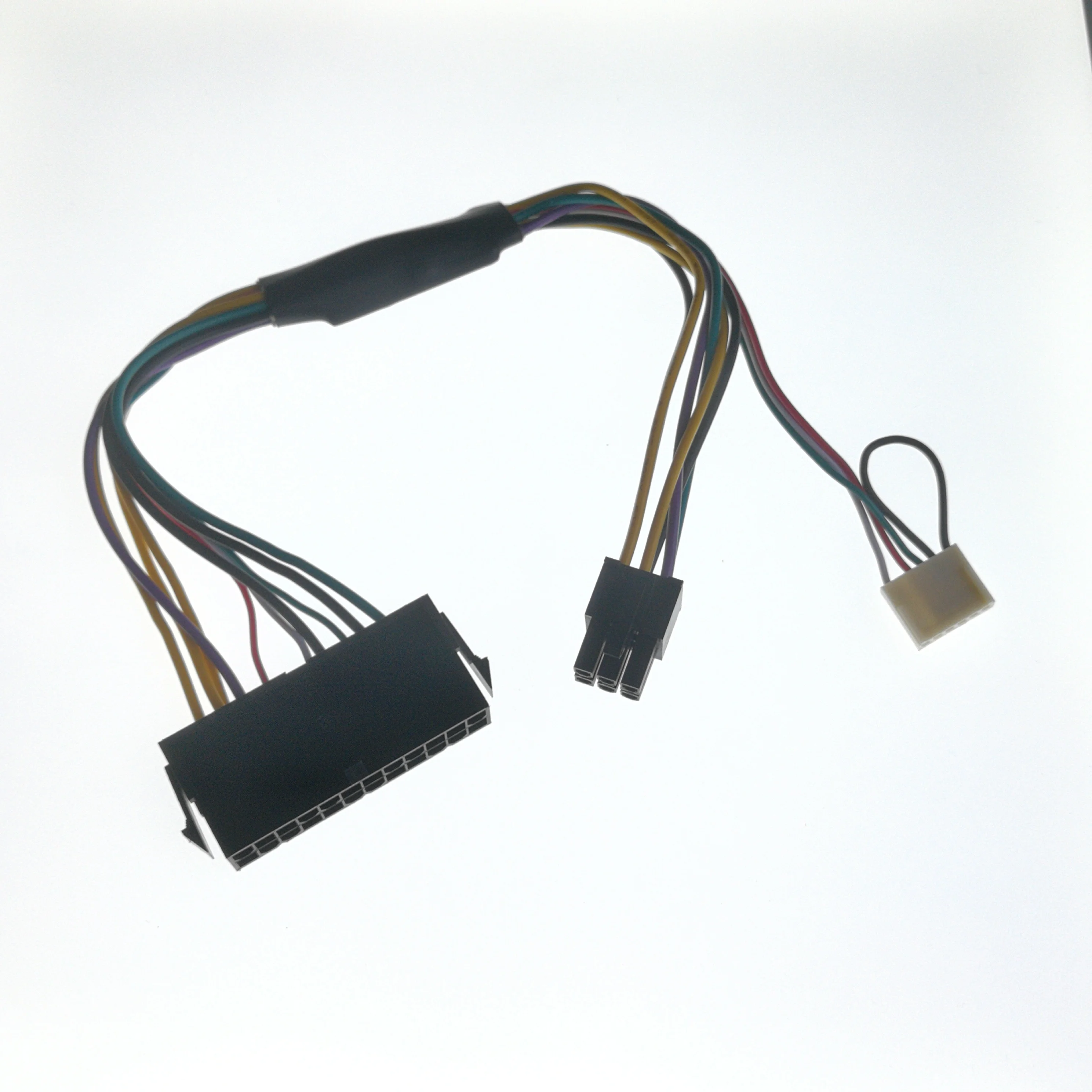 10 шт./лот блок питания ATX PSU питание кабель 24P 6Pin 6-Pin типа папа мини разъем для