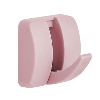 

ABS Self Adhesive Organizer Rustproof Invisible Hangers Practical Home Strong Bearing Durable Towels Rack Wall Hook No Drilling