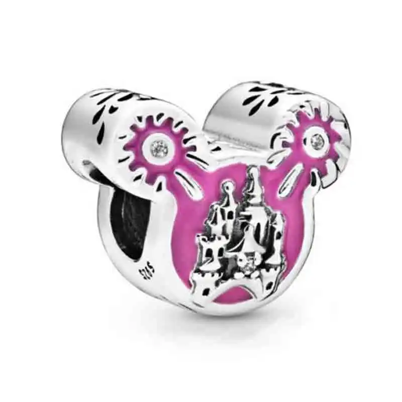 PDB ZZ 70 925 серебро зима Шарм коала кенгуру лошадь Очаровательная Снежинка из бисера Подходит для DIY браслет женские ювелирные изделия