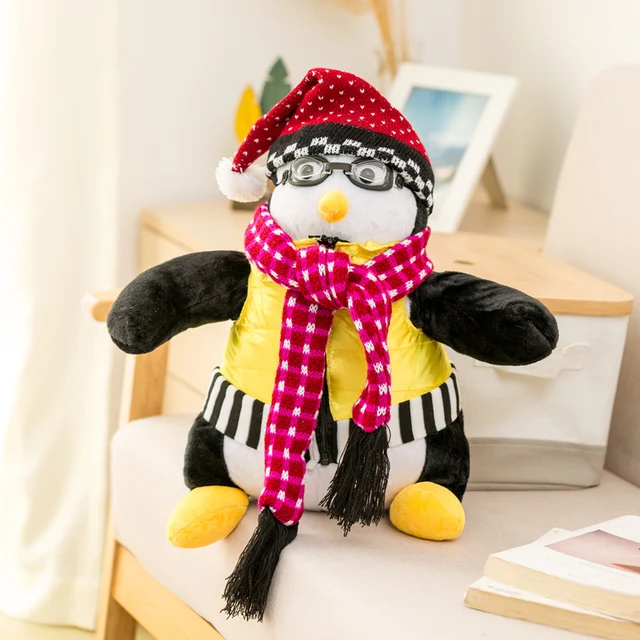 27cm Friends Joey's Friend Hugsy Plush Toys Cute Penguin Rachel Stuffed  Dolls Toys for Children Kids Birthday Christmas Gift