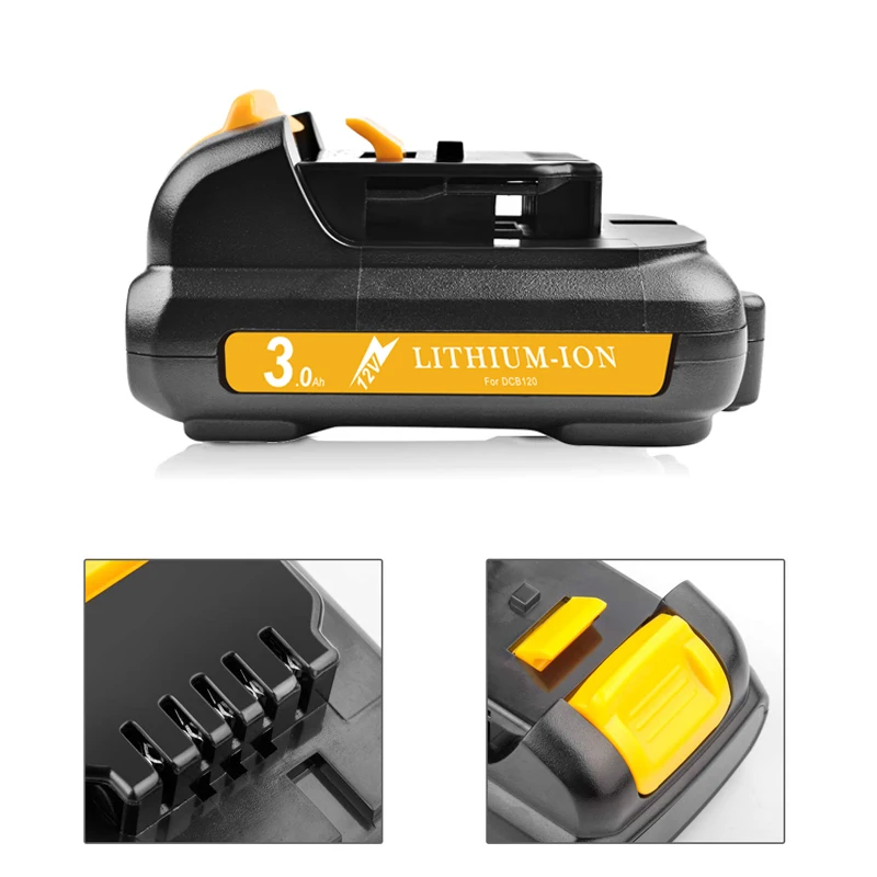 Аккумулятор для электроинструмента Bonacell Dewalt 12 в MAX Li Ion DCB120 DCB121 DCB123 DCB125 DCD710 DCF813 DCF815