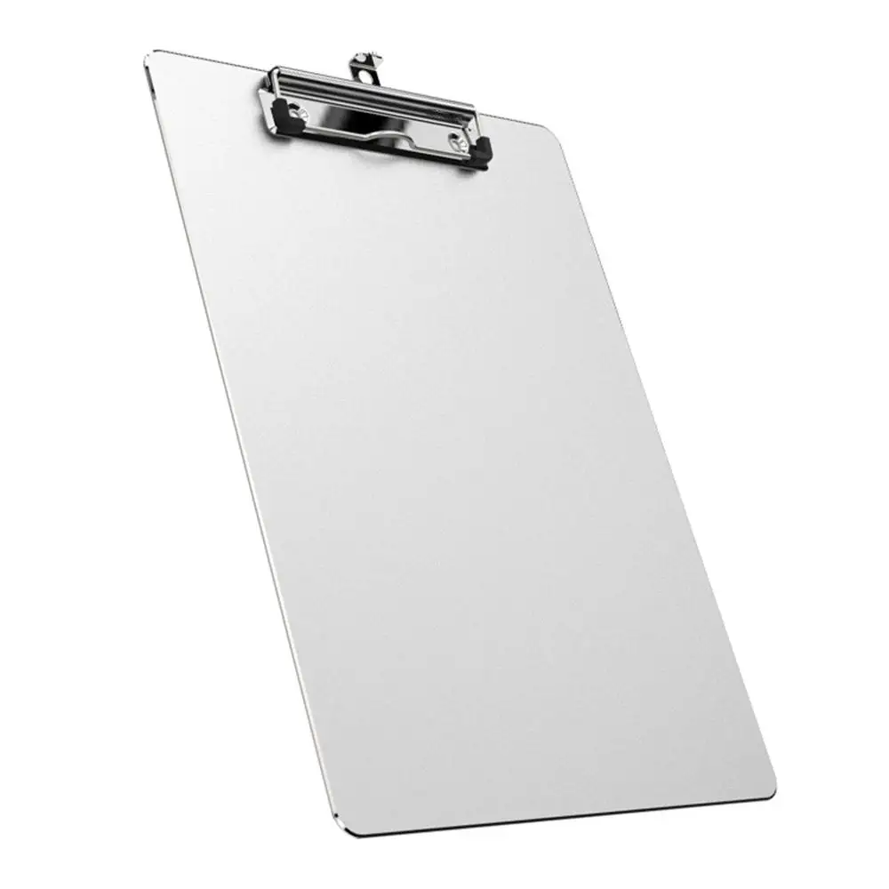A4 Aluminum Alloy Writing Clip Board Antislip File Hardboard Paper