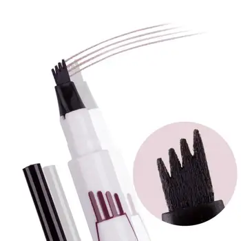 

Four Heads Eyebrow Pencil Easy to Draw Long-lasting Waterproof Sweatproof Water-based Liquid Eyebrow Pencil Brow Makeup TSLM1