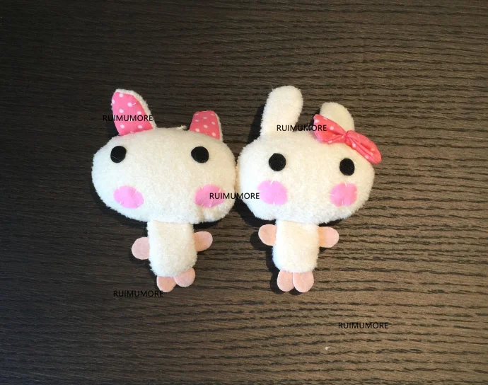 1piece random color Мульти-карамельные цвета-мягкие детские плюшевые игрушки, средний 18 см кролик кукла; Нежный DIY свадебный букет плюшевые игрушки - Цвет: 1piece random color