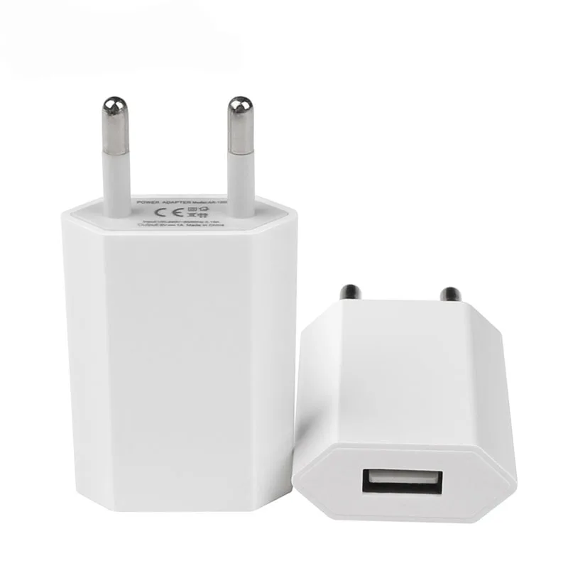 Высокое качество Европейская вилка ЕС USB AC дорожное настенное зарядное
