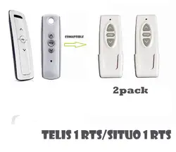 Recambio de mando a distancia, paquete de 2, Tellis posio 1 RTS, 433,42 MHZ