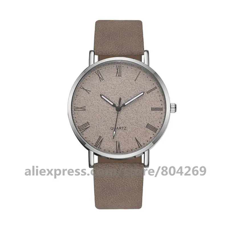 Hot Casual Men Sport Quartz Watch Leather No Logo Relogio Masculino Casual Clock 920456