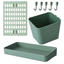 

Rack Storage Basket Room Shelf Space-saving Storage Tidy Wall Accessories