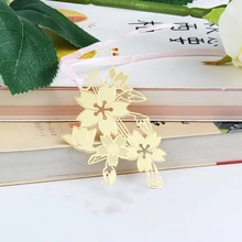 Китайский стиль закладки красивый полый узор металл обратно в школу студент; преподаватель канцелярские принадлежности