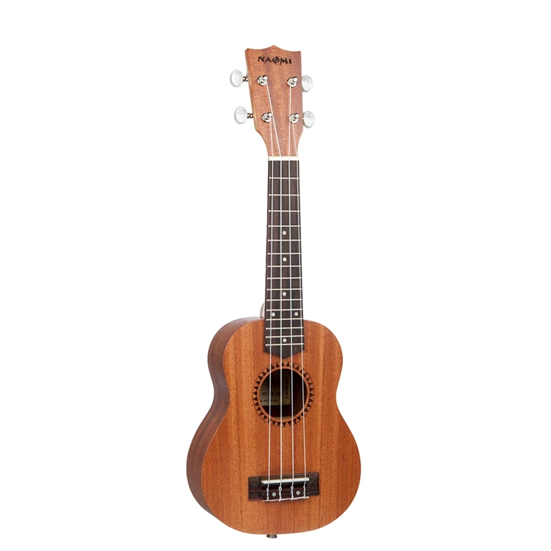 ELOS-NAOMI студенческие сопрано Гавайские гитары оснащены струнами Aquila Sapele Ukulele для