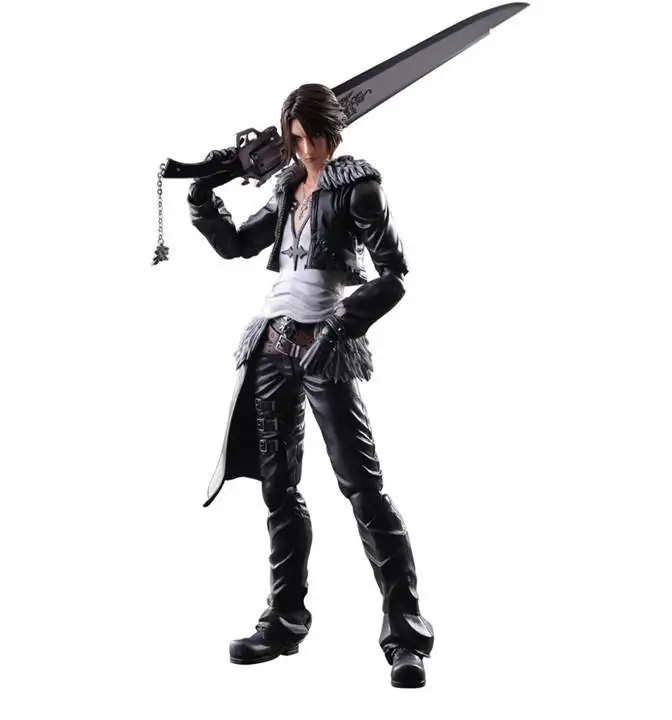 28 см Play Arts Kai Squall Leonhart Final Fantasy VII аниме игрушки Фигурки ПВХ Модель Коллекция