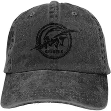 Мужская Женская темно-синяя бейсбольная кепка с логотипами Seabee, джинсовая кепка для папы, Кепка для водителя грузовика