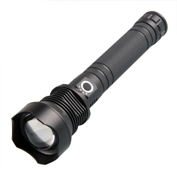 Новый длинный Zoom P70 бликовый фонарик из алюминиевого сплава с длинным съемным водонепроницаемым зарядным наружным фонариком