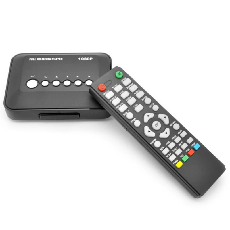 1080P Full HD Media player SD/MMC TV Videos SD MMC RMVB MP3 Multi USB HDMI Player with Remote Control | Электроника