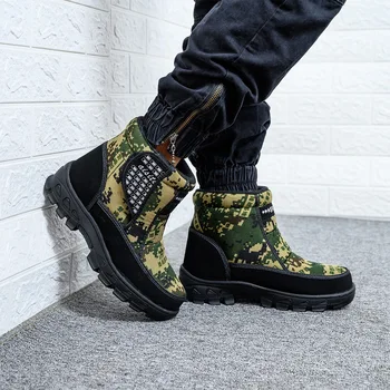 

Men Boots Lightweight Winter Shoes For Men Snow Boots Waterproof Winter Footwear Plus Size 45 Slip On Unisex Ankle Winter Boots