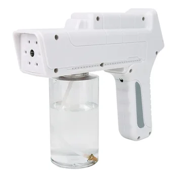 

Household Blue Light Nano Spray Gun Charging Atomization Disinfection Fog Machine Kill Bacteria Skin Mouisture Skin Rejuvenation