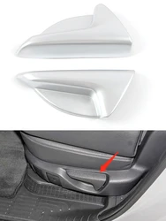 Garniture de poignée d'accoudoir de siège arrière, couvercle de garniture de poignée, accessoires d'intérieur ABS chromé pour Toyota Highlander 2020 2021 2022 
