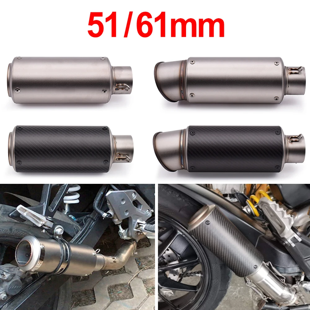 

Universal 51mm 61mm Motorcycle pipe exhaust with DB killer Exhaust Pipe Muffler For BMW f 650 700 gs f650 f700gs f850gs F800R