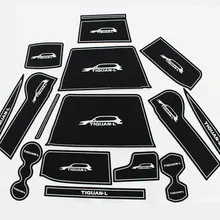 Противоскользящий слот для ворот, коврик, резиновые чашки, коврики, подставка для VW Tiguan 2 MK2 VW, аксессуары, наклейки для автомобиля