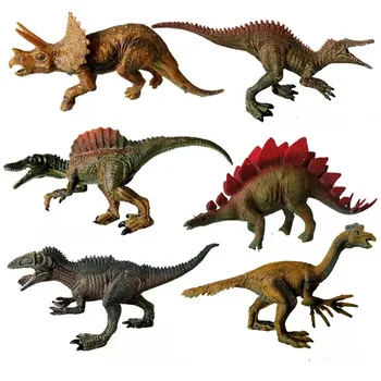 

12pcs/lot Simulated Solid Dinosaur Model Set Dinosaur Toys pterosaur Tricerosaur world park kids toys T-REX
