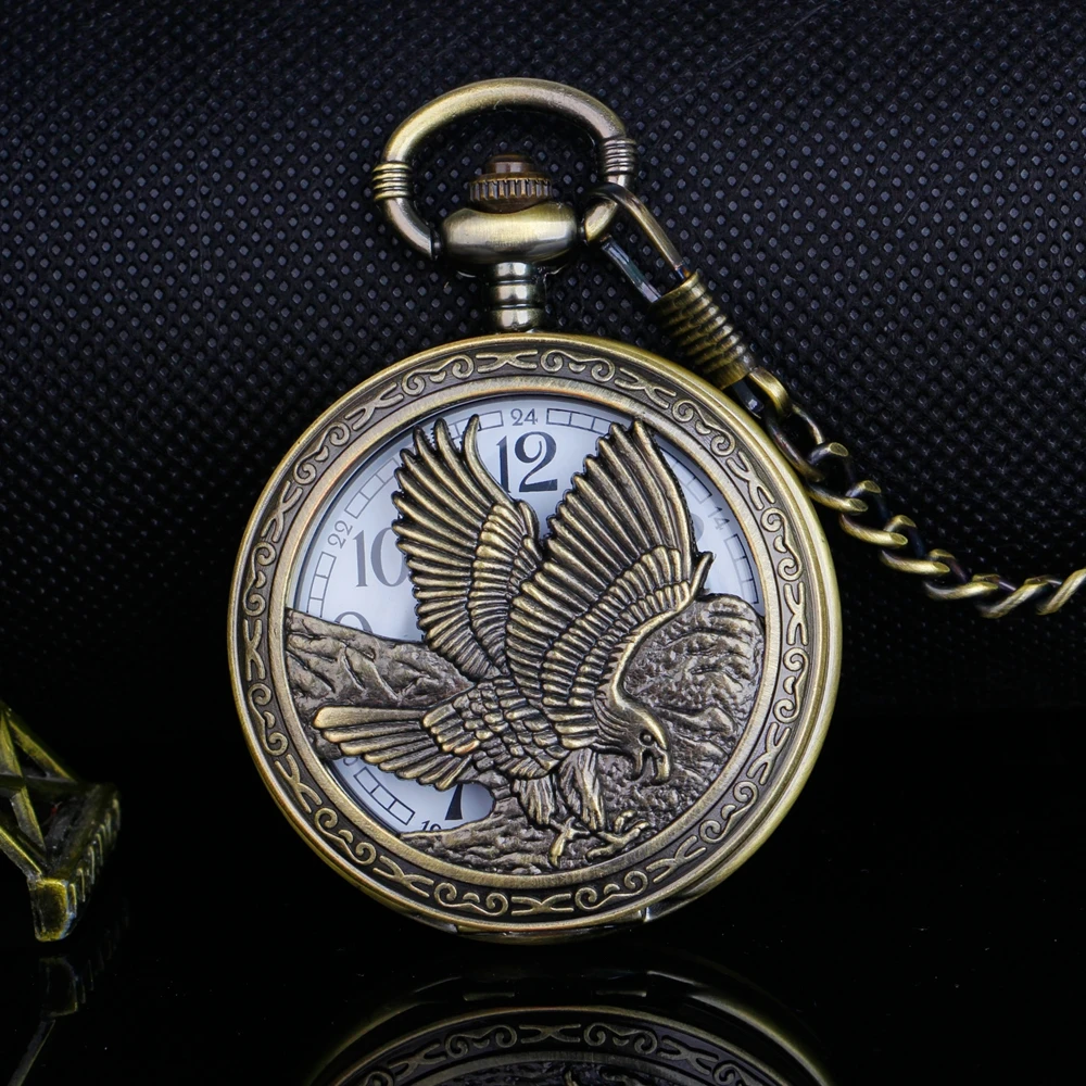Japan Movt Pocket Watch Eagle